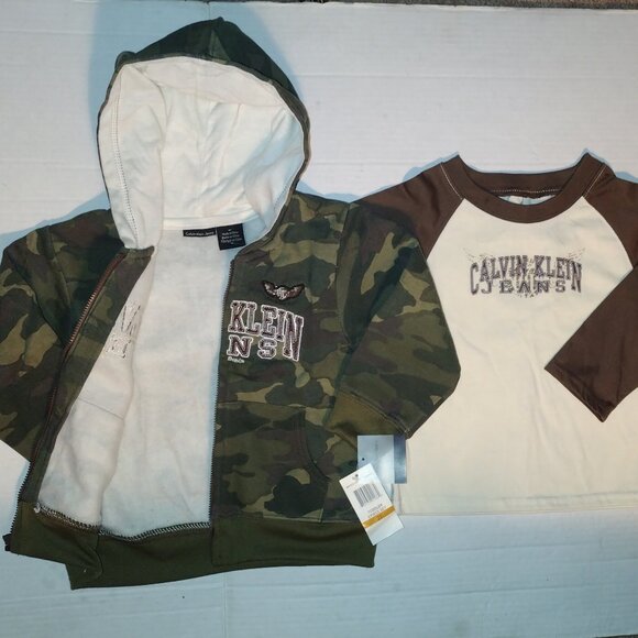 Rare Calvin Klien Boys Toddler Jacket Top Pants 3 Piece Set - Picture 6 of 12